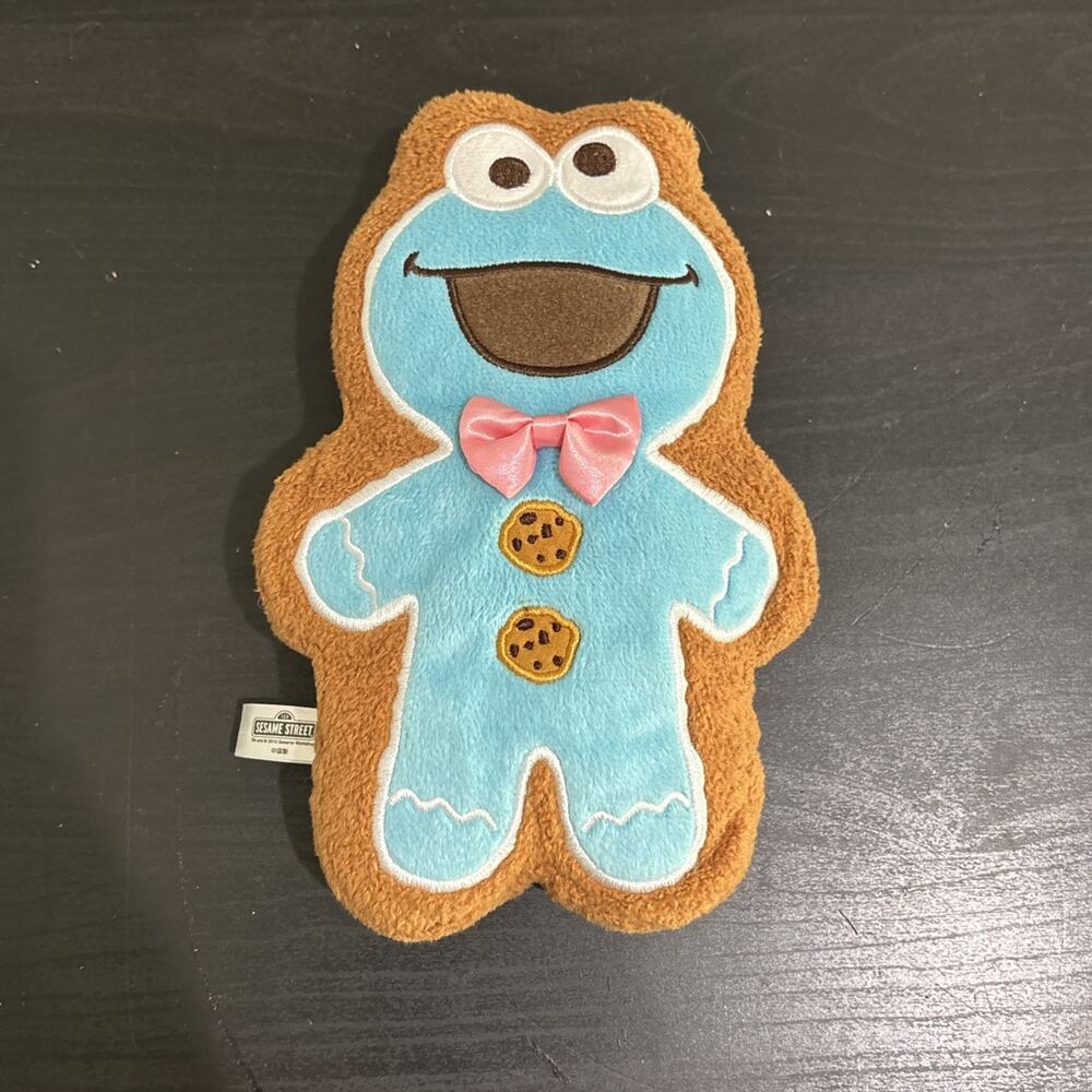 Universal Studios Japan Sesame Street 2013 Elmo Cookie Monster Gingerbread Plush